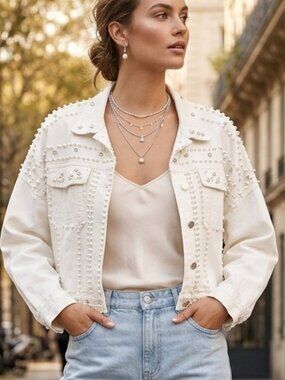 Beautiful Pearl Oversize Jacket